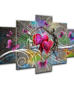 Cuadro Amor Pareja Diamond Painting Mosaico