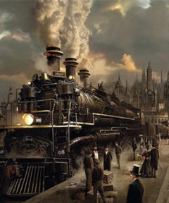 Cuadro Tren Diamond Painting