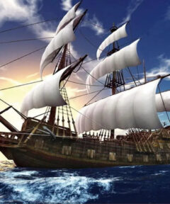 Cuadro Barco Diamond Painting