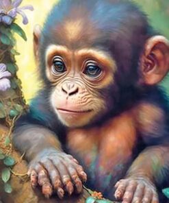 Cuadro Monito Diamond Painting