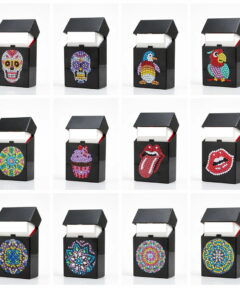 Pitillera Bordado de Diamante 5D