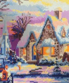 Cuadro LED Artesanía Elegante Diamond Painting