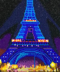 Cuadro LED Torre Eiffel Diamond Painting