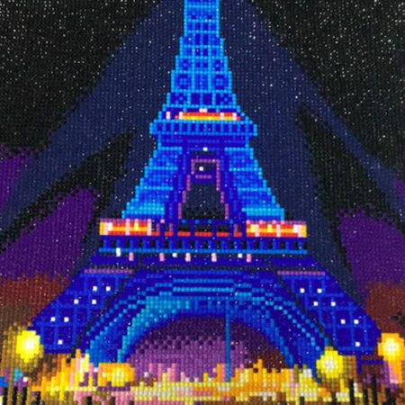 Cuadro LED Torre Eiffel Diamond Painting