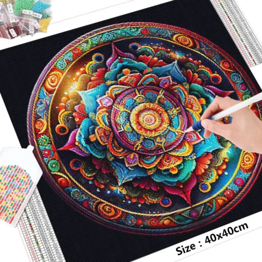 Cuadro Mosaico Mandala Diamond Painting