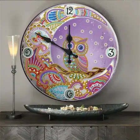 Reloj Mandala Diamond Painting