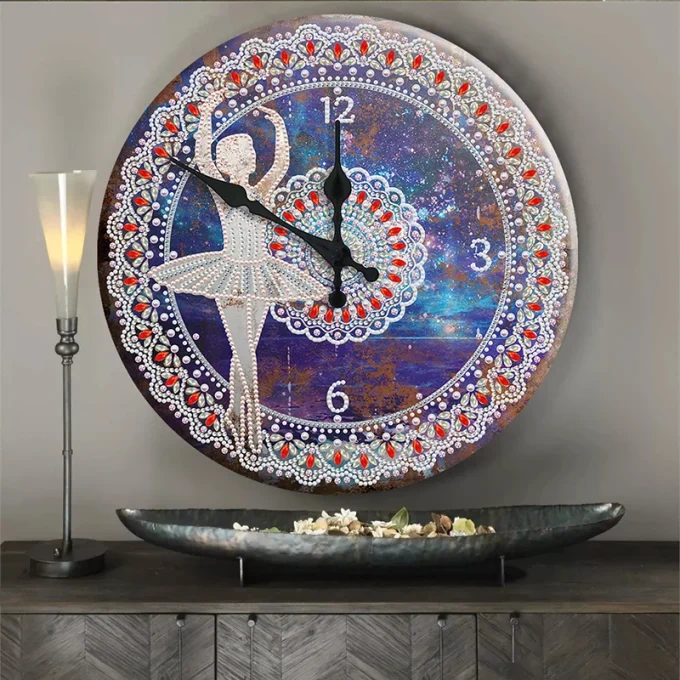 Reloj Mandala Diamond Painting