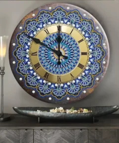Reloj Mandala Diamond Painting