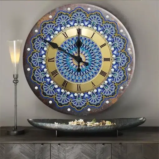 Reloj Mandala Diamond Painting