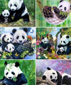 Cuadro Panda Diamond Painting