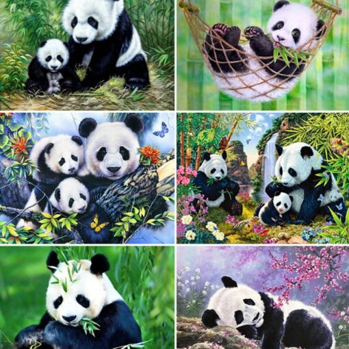 Cuadro Panda Diamond Painting