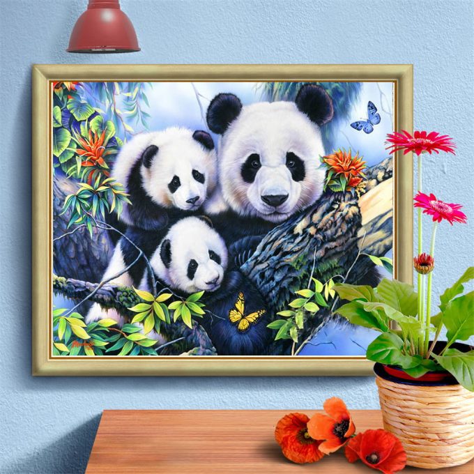 Cuadro Panda Diamond Painting