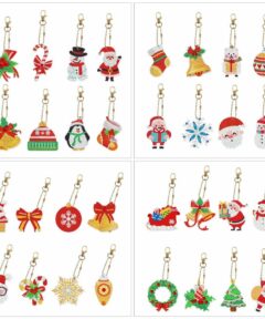 Llavero Navidad Diamond Painting