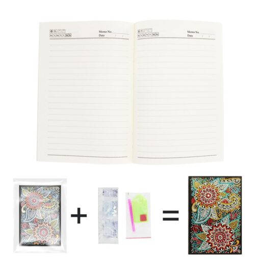 Contenido del Kit Libretas Personalizadas Diamond Painting