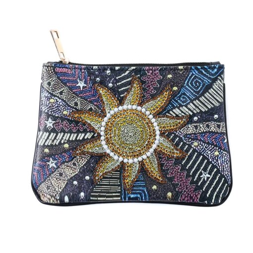 Monedero Desigual Sol Bordado de Diamantes