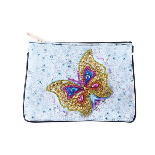 Cartera Monedero Mariposa Pintura de Diamantes