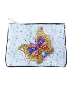 Cartera Monedero Mariposa Pintura de Diamantes