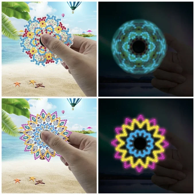 Juguete Spinner Mandala Diamond Painting