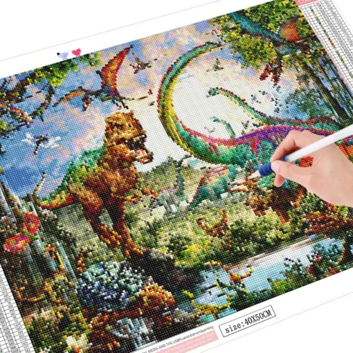 Cuadro Dinosaurio Diamond Painting