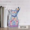 Portalápices Gatito Pintura con diamantes 5D - Imagen 3