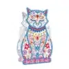 Portalápices Gatito Pintura con diamantes 5D