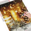 Cuadro Vela Navidad Diamond Painting - Imagen 2