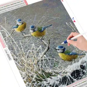 Cuadro Pájaros Diamond Painting