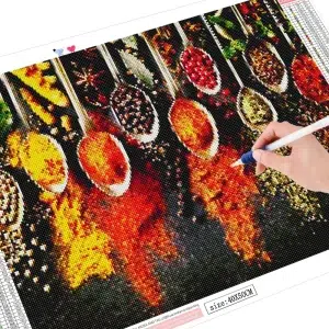 Cuadro Completos de Cocina Diamond Painting