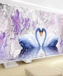 Cuadro Imagen de un Cisne Diamond Painting