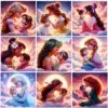 Princesa Disney Besa Bebé Diamond Painting 5D