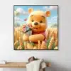 Winnie the Pooh con Ramo de Flores Diamond Painting - Imagen 3