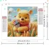 Winnie the Pooh con Ramo de Flores Diamond Painting - Imagen 2