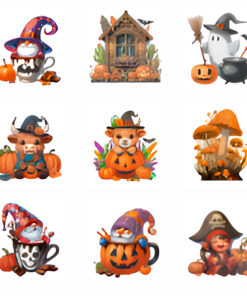 Figuras Halloween a Mano Diamond Painting