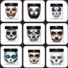 Pegatina Tatuaje Halloween Diamantes Imitación