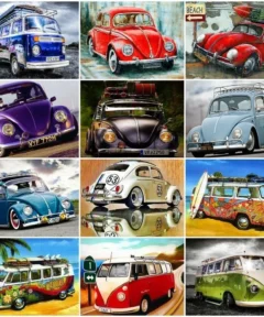 Coche Escarabajo Diamond Painting
