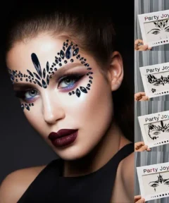 Pegatina Cara Halloween 3D Pintar Diamantes – Elegante Mujer de Fantasía