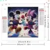 Pintura Diamantes 5D Mickey Minnie Románticos - Imagen 2