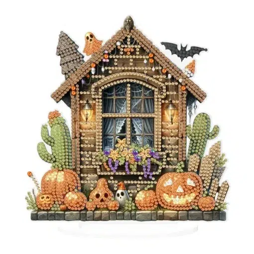 Figuras Halloween a Mano Diamond Painting