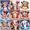 Pintura Diamantes 5D Mickey Minnie Románticos
