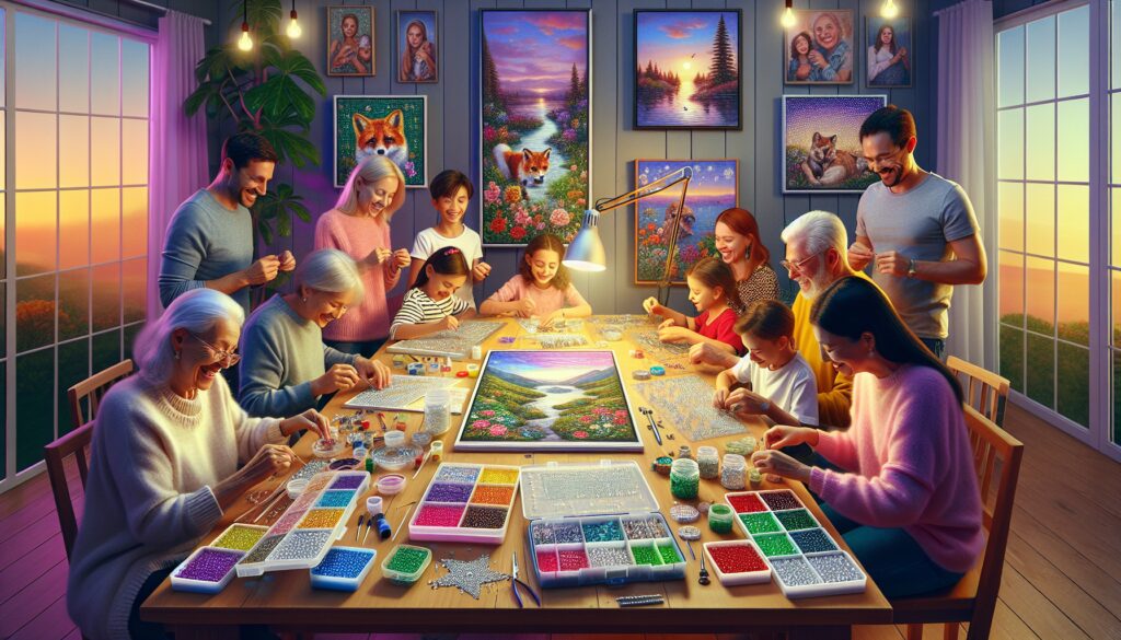Personaliza tu Diamond Painting 5D para la familia