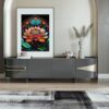 Cuadro Flor de Loto Pintura de diamantes