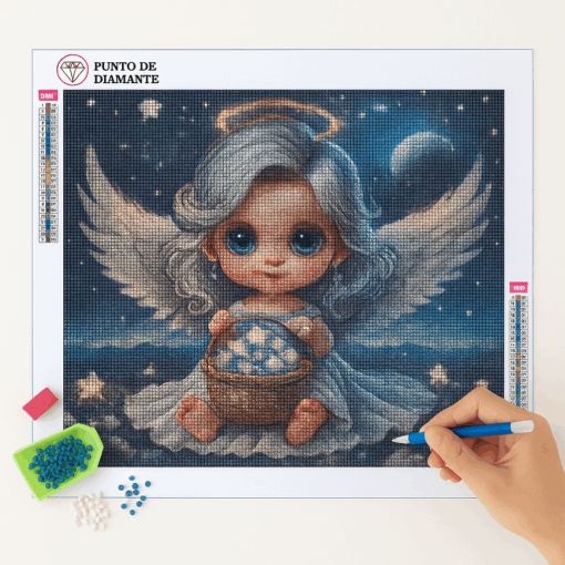 Cuadro Ángel Bebé 5D DIY Diamond Painting - Imagen 2
