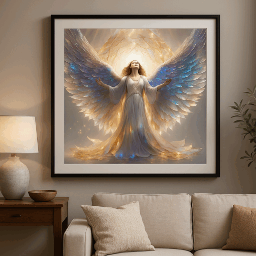 Cuadro Ángel celestial Pintura de Diamante - Imagen 3