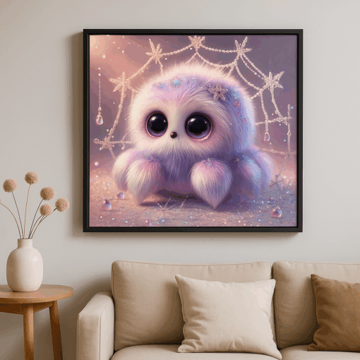 Cuadro Arañita Peluche Pastel Diamond Painting - Imagen 3