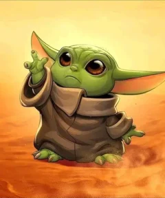 Cuadro Mini Yoda Punto De Diamante 5D