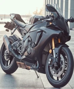 Cuadro Moto Sport Negra Pintura de Diamante