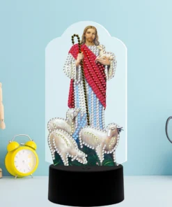Lámpara LED Jesús Punto de Diamante Brillante