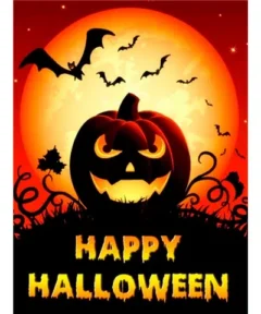 Cuadro Calabaza Halloween Diamond Painting 5D