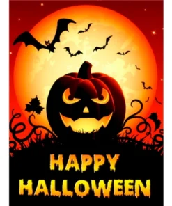 Cuadro Calabaza Halloween Diamond Painting 5D
