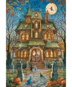 Cuadro Casa de Terror Diamond Painting 5D